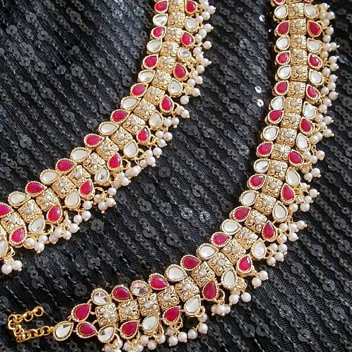 indian anklet foot chain bridal jewellery