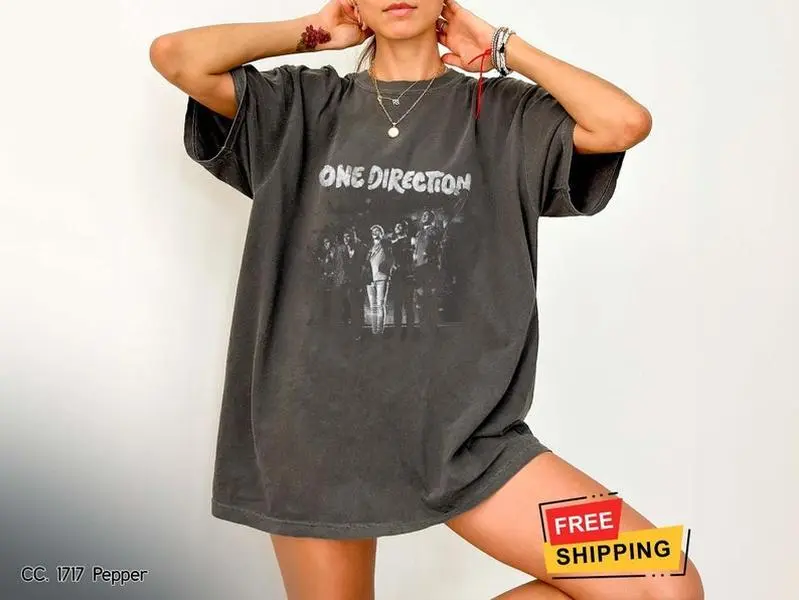 One Direction Comfort Colors Shirt, One Direction T-Shirt, One Direction Graphic Shirt, 1D Retro One Direction Fan Xmas Gift, Shirt For Fan