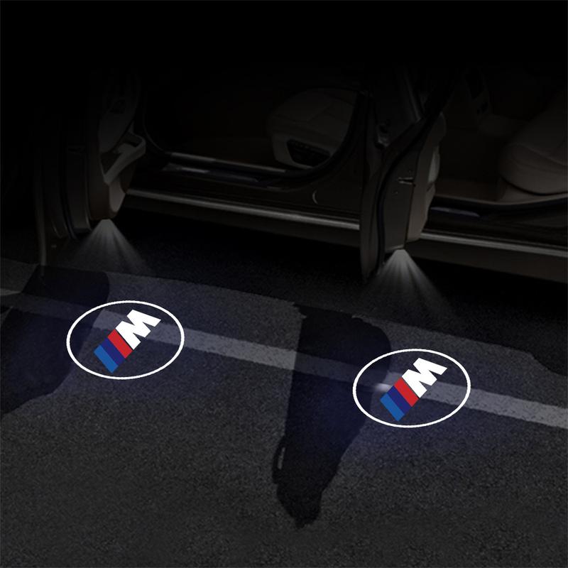 Product Introduction of 2/4pcs For BMW M E46 E90 E60 F30 E39 E36 F20 E87 G30 E92 F11 G20 X3  F20 E61 Car Door HD Welcome Light Led Wireless Projector Lamp 28