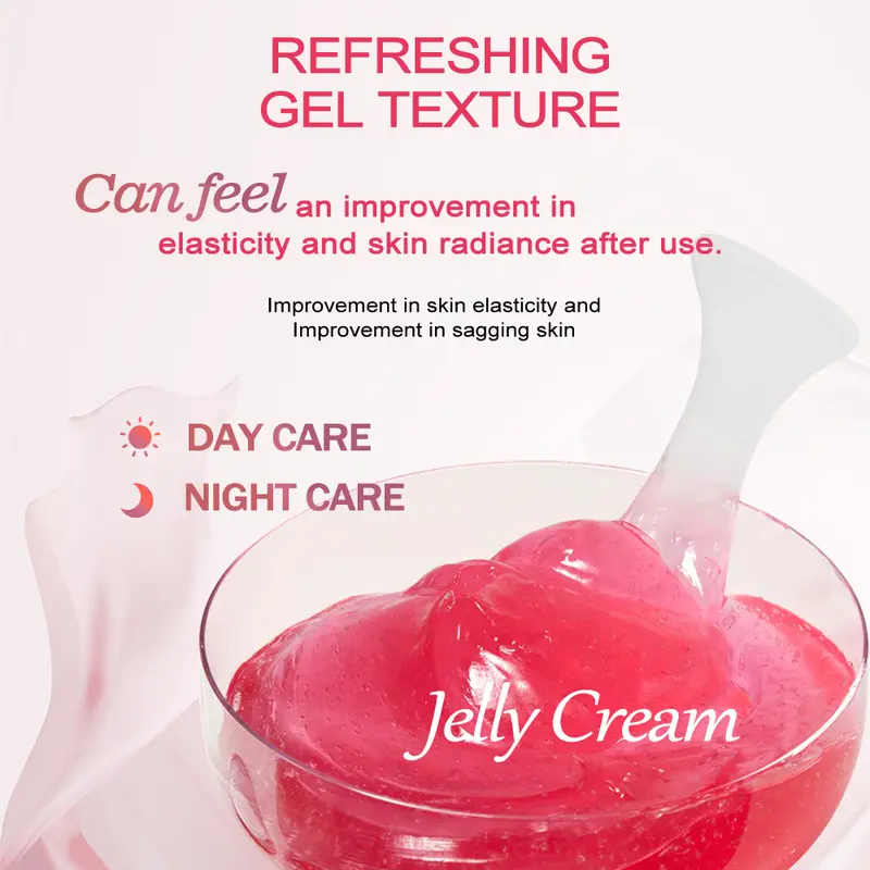 Collagen Jelly Face Cream Face Moisturiser with Niacinamide & Hydrolyzed Collagen - Boosts Skin's Barrier Hydration and Glow for All Skin Type Moisturizers Skincare Comfort Skin Repair 5