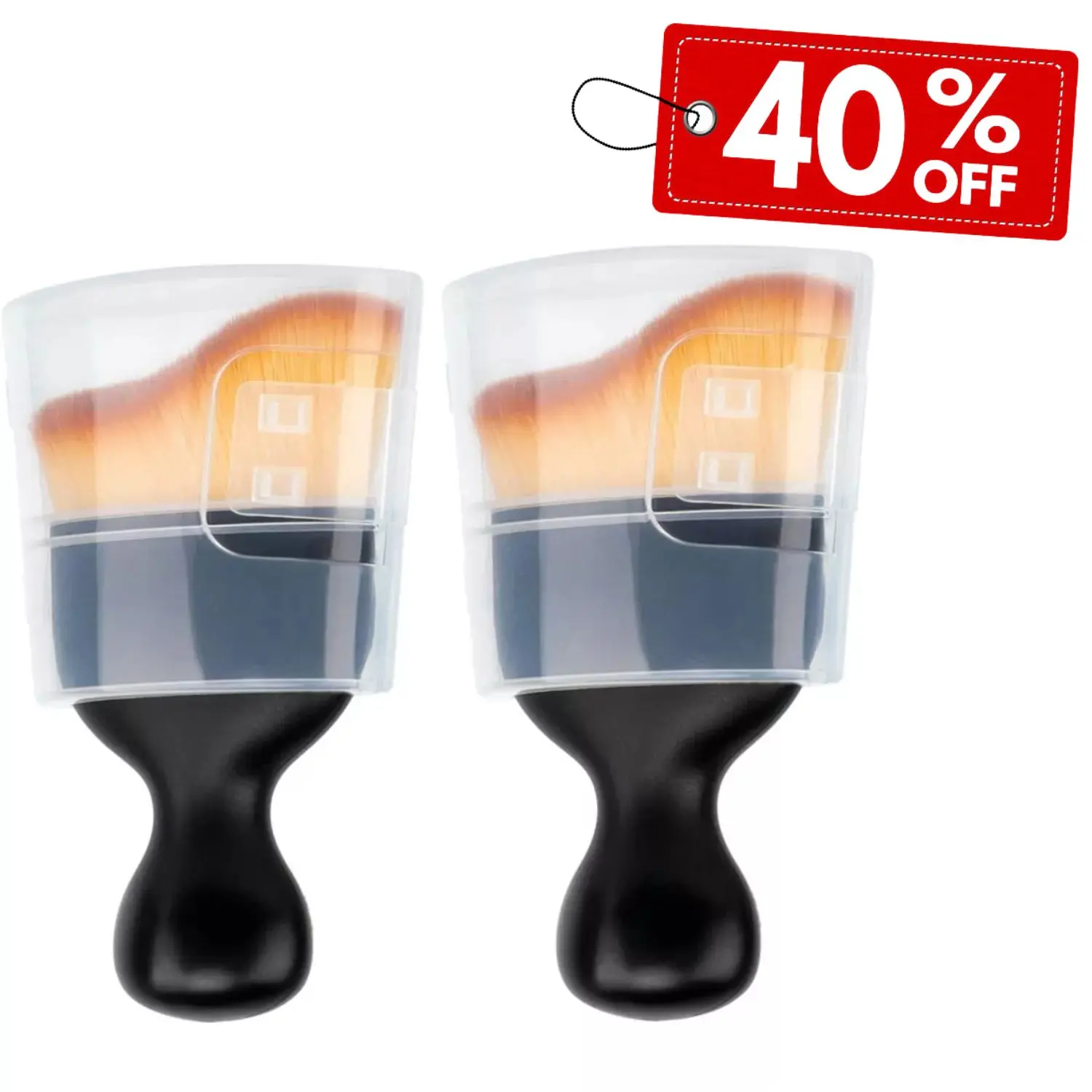 2 Ultra Soft Premium Car Detailing Brush for Car Dust Cleaner Interior Exterior