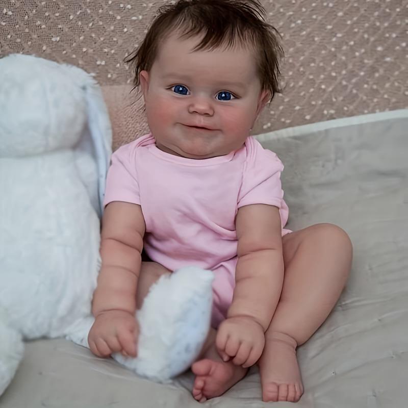 20inch 50cm Adorable Reborn Baby Doll With Full Body Vinyl Newborn Bebe Girl Princess Toddler Bath Toy Lovely Birthday Gift For Kids 6