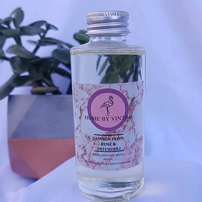 Damson Plum, Rose & Patchouli Reed Diffuser Refill