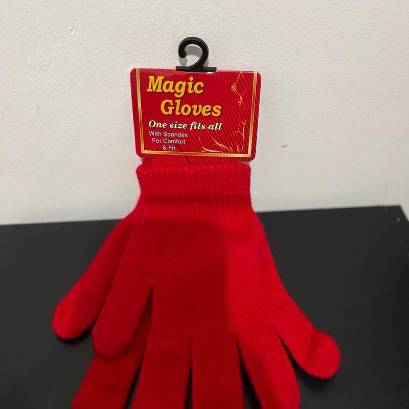 Xmas Styled Gloves Winter Black Mittens 2