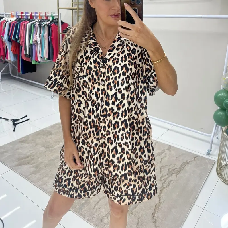 VIRGO BOUTIQUE exclusive printed super soft pyjama shorts set