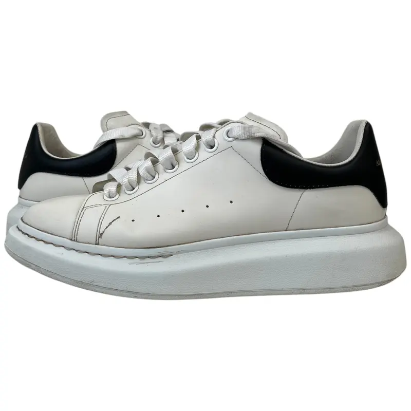 Preowned Alexander McQueen Men's Oversized Low Trainers White Size EU 43.5 / UK 9.5 2