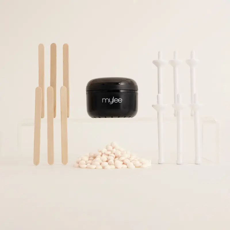 Mylee Let’s Face It Wax Kit, Facial Hair Removal, Compact At-Home Waxing System, 50g Beads 1