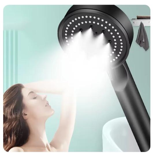 Shower Head High Pressure 5 Modes, Handheld Bathroom Shower Head With Adjustable Water Pressure, Bathroom Supplies, Bathing Accessories, Everything Shower Products, Water Saving Shower Head, Shower Routine 3