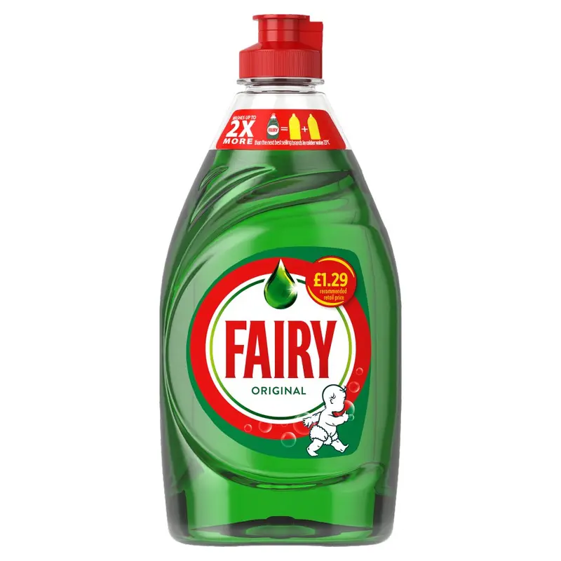 Fairy Original Washing Up Liquid Green with LiftAction 320ML 0