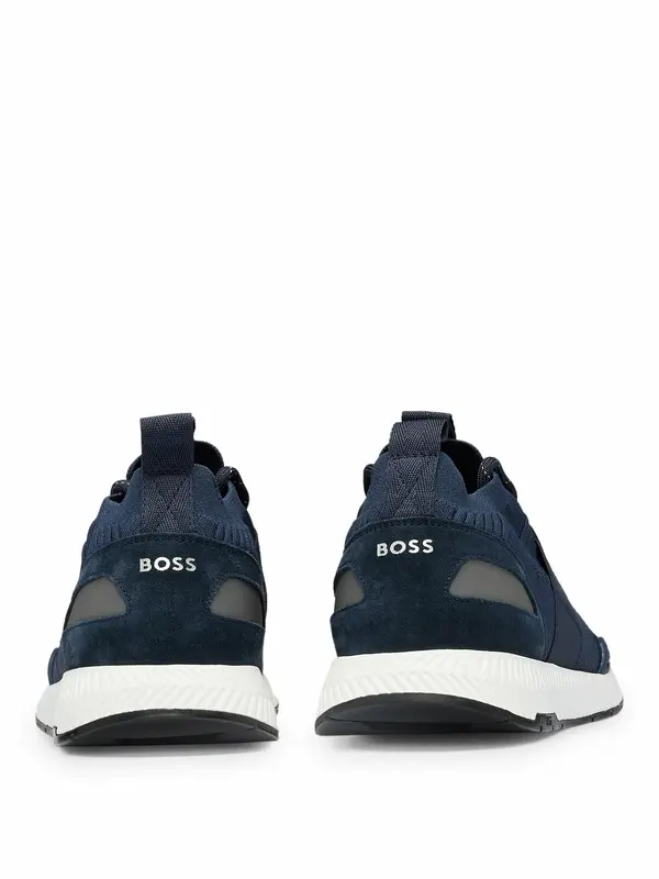 BOSS TITANIUM RUNN KNST N - Trainers 3