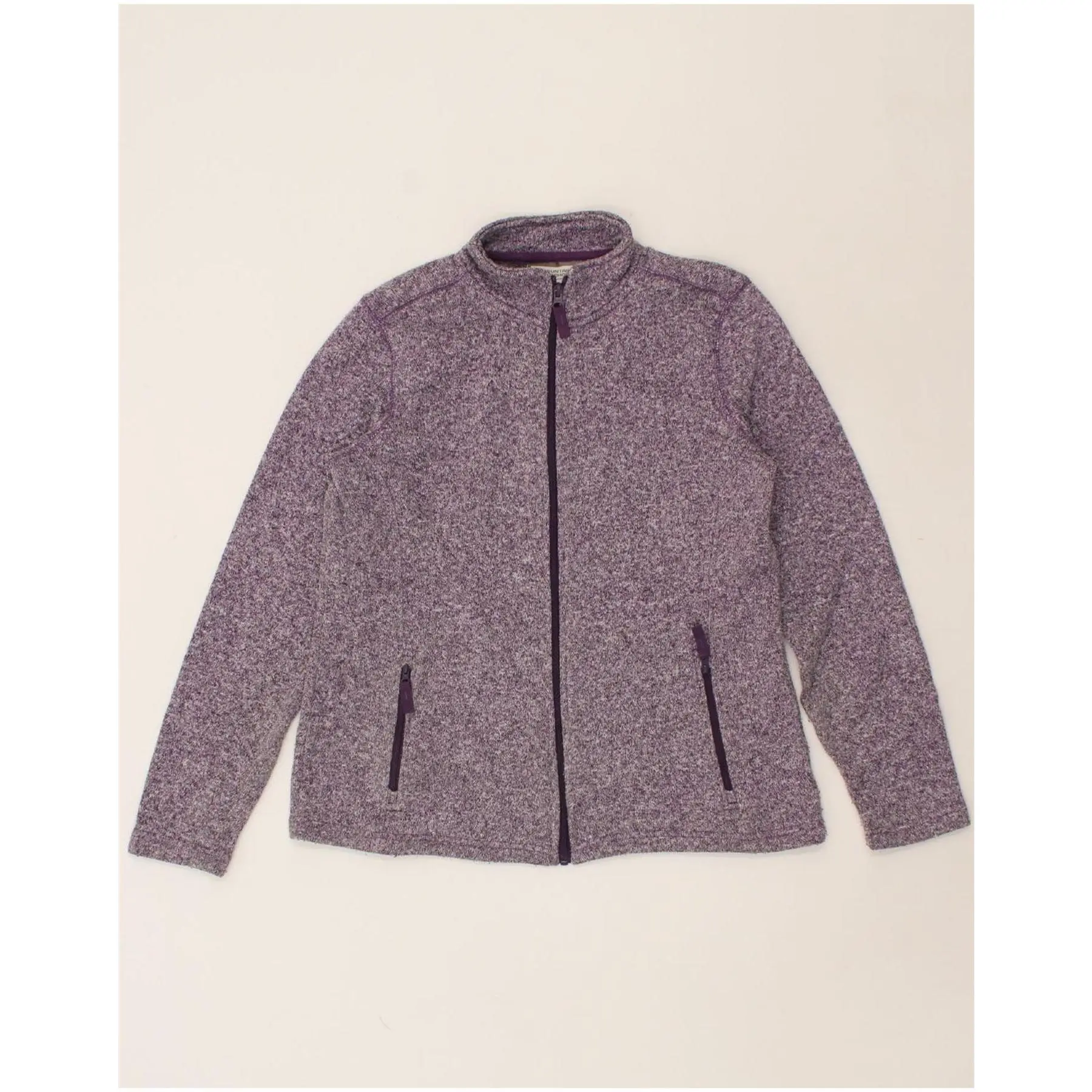 Pre-Owned Vintage MOUNTAIN WAREHOUSE Womens Tracksuit Top Jacket UK 16 Large Purple