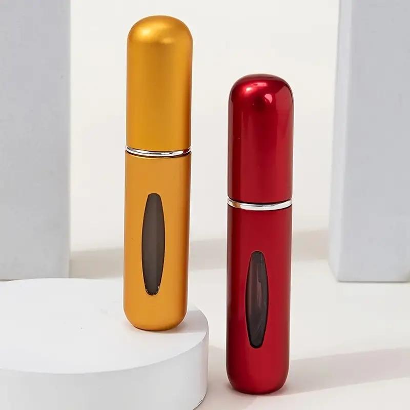 5pcs Mini Refillable Perfume Atomizer | 5ml Portable Travel Spray Bottles | Visual Window, Pocket-Sized for Purse & Luggage Organiser Fragrance Set 3