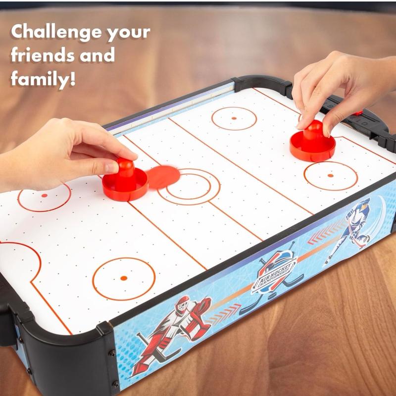 Tabletop 2 Player Challenge Family Friends Childrens Arcade Game Party Office Desktop 5+ Gift - Perfect for 2 Players Air Hockey 2