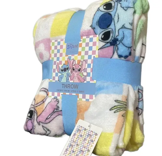 Cute Multicoloured Throw 120cm x 150cm 2