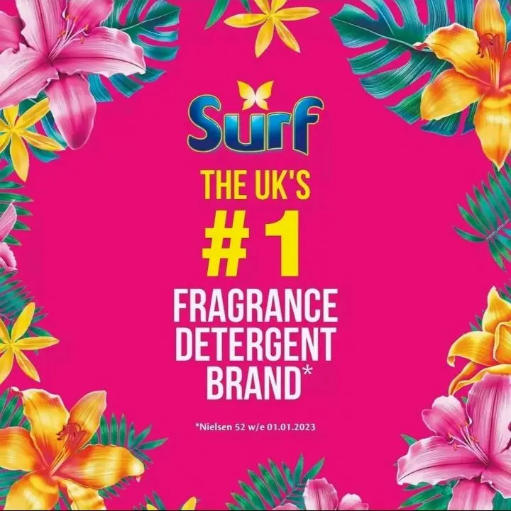 Surf Tropical Laundry Powder - 130 Washes for Household Cleaning Detergent 3