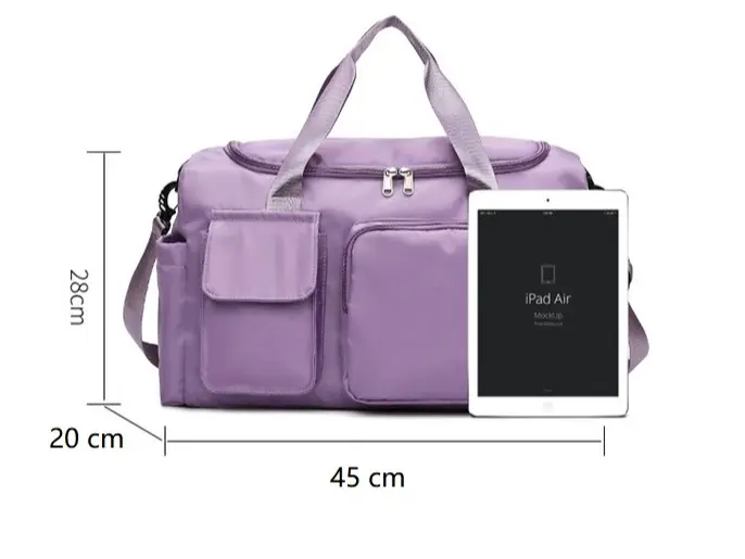 UK Seller New Large Women Duffle Bag Sport Gym Holdall Bag Weekend Bag Travel Bag A2 1