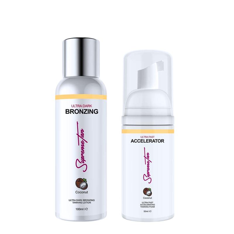 2025 hot sale sunmmer must-have item SupremeTan Travel Size Tanning Bundle 5