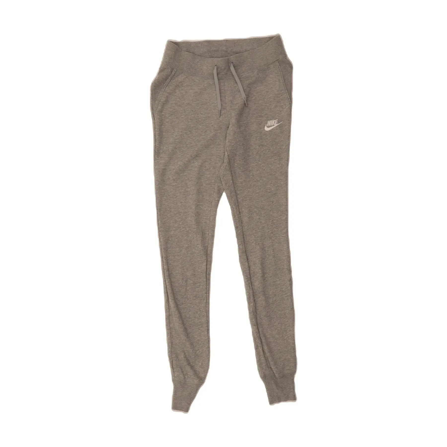 Pre-Owned Vintage NIKE Womens Tracksuit Trousers Joggers UK 6 XS Grey Cotton