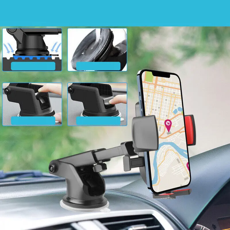 360 In Car Mobile Phone Holder Dashboard Suction Home Universal Mount Windscreen 5