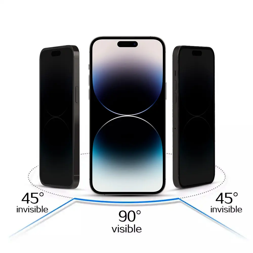 Privacy Tempered Glass Screen Protector For iPhone 16 15 14 13 12 11 XR XS MAX 8 7 SE Anti Spy Screen Protection cover