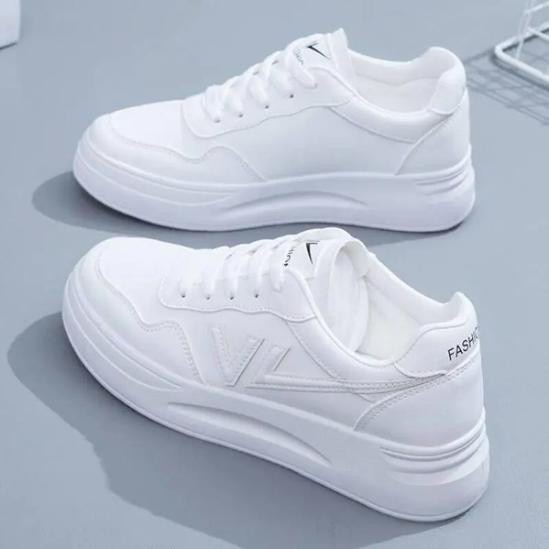 Little white shoes women 2024 new women's shoes summer all flat mesh breathable thin casual board shoes ins tide Walking Shoes Girl Trainer Sports Shoes Runner Training Footwear Running Athletic Sneaker Closed 3