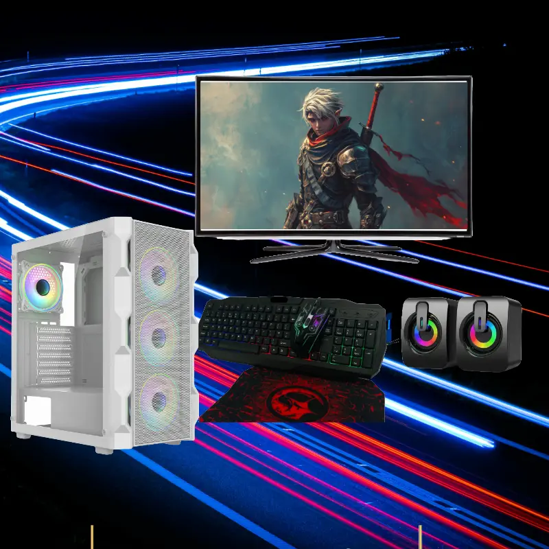Savitar High Speed PC Savi5 Luna  Core I5  8GB  128GB SSD  500GB HDD 22Inch Monitor Bundle and Speakers Free affordable  computer budget intel set