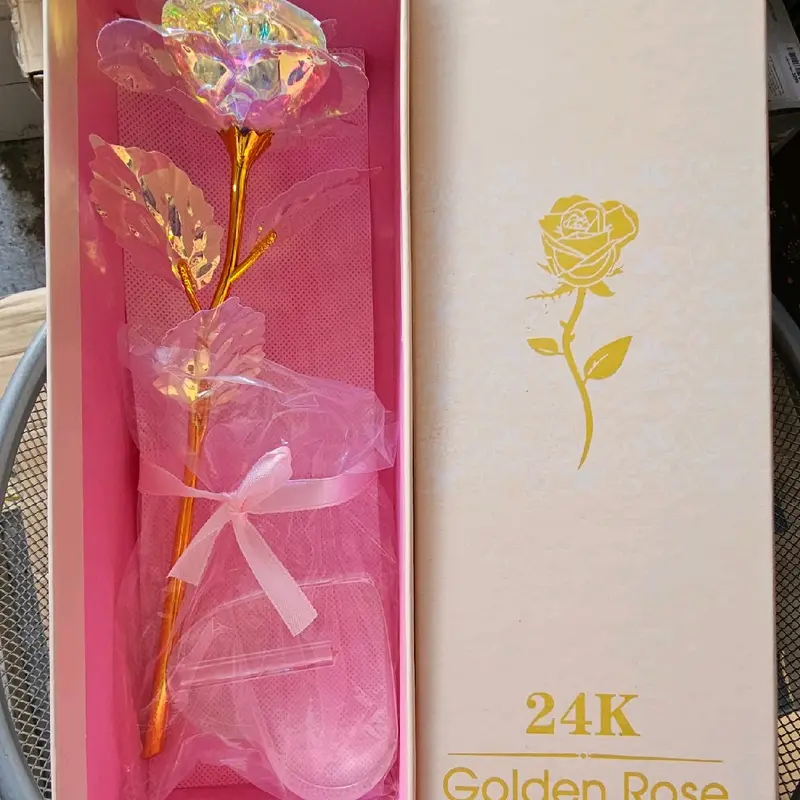 Gold rose Ornament Decor 0