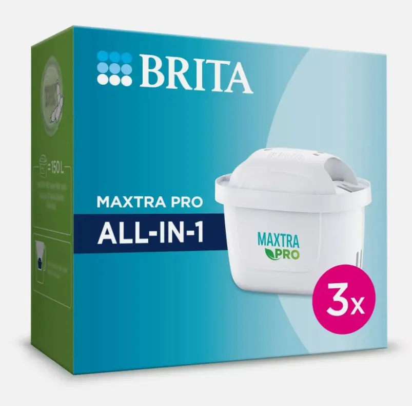 BRITA MAXTRA PRO All-in-1 Water Filter Cartridge 3 Pack - Original BRITA Refill