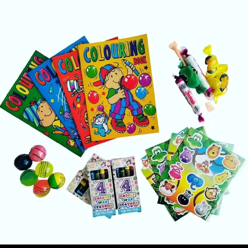 unisex Theme Party Bags for Kids - Pre-Filled with Gifts Sticker 1
