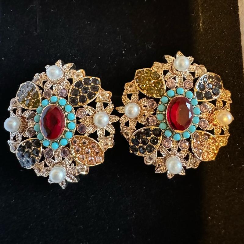 Ruby studs 0