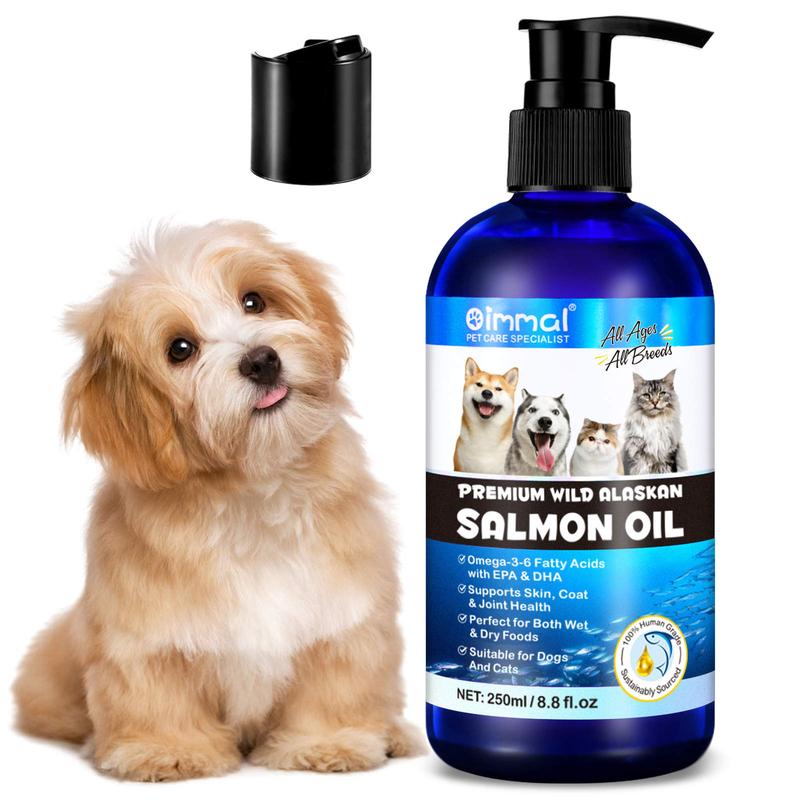 Premium wild Alaska salmon oil for dogs and cats 1