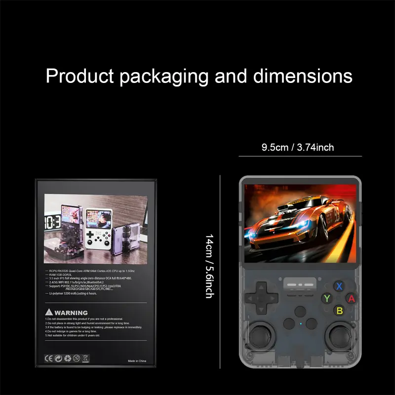 R36S - Limited Time Offer. Gaming Hand Held, Most Games, Highest Screen Quality Panel 4 Upgraded Speaker, The perfect birthday gift 1