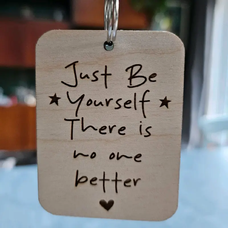Just Be Yourself Taylor Swift Keyring, Swiftie Fan Gift, Quotes Keychain 3