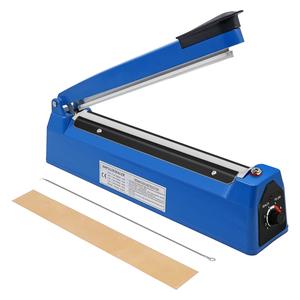 300mm 12" Impulse Heat Sealer Portable Manual Food Film Sealing Machine Pressure Sealing Machine for Plastic Bag for Food Sealing