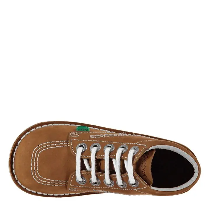 Kickers Kids Childrens High Boots Desert Lace Up 4