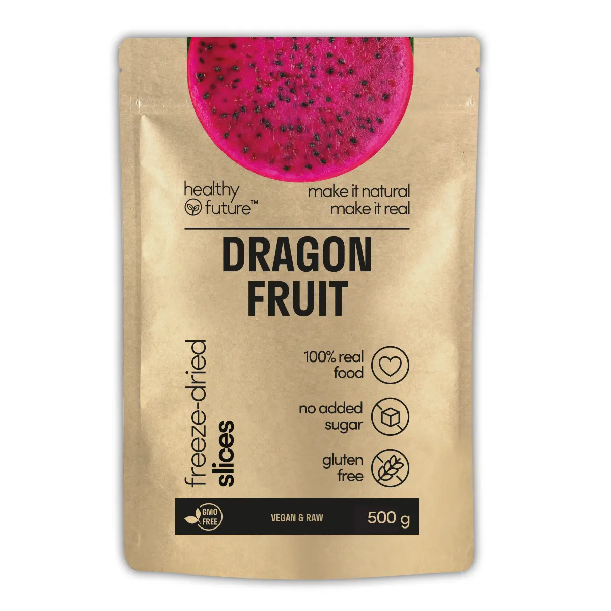 Your New Snack Obsession! Freeze-Dried Dragon Fruit Slices from Healthy Future! Natural Dry