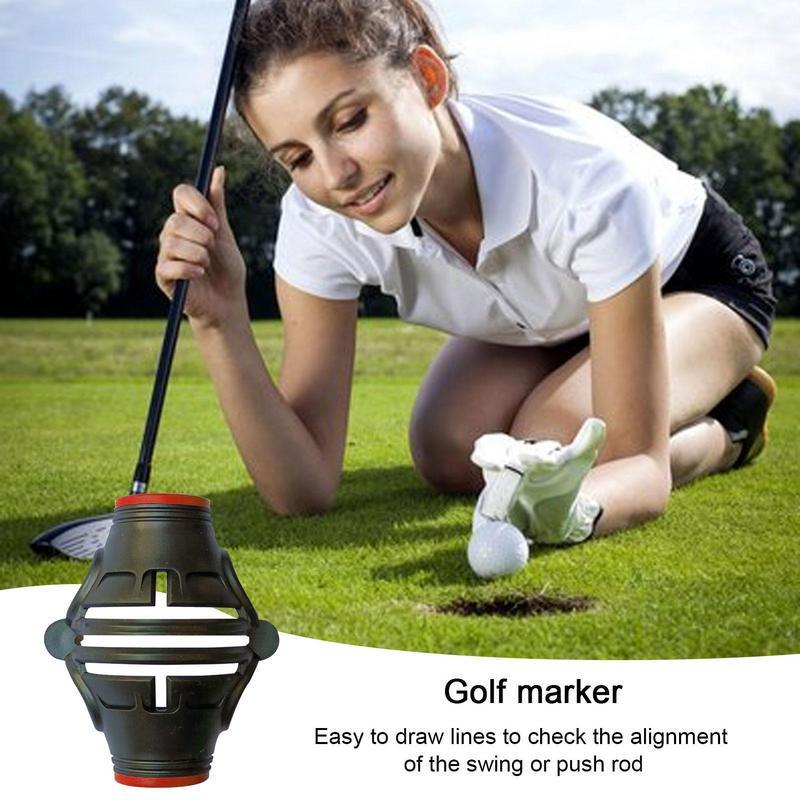 Golf Ball Marker High Precision Golf Ball Marker 360-Degree180-Degree Combined Birdie Liner Drawing Alignment Tool Kit For The 1