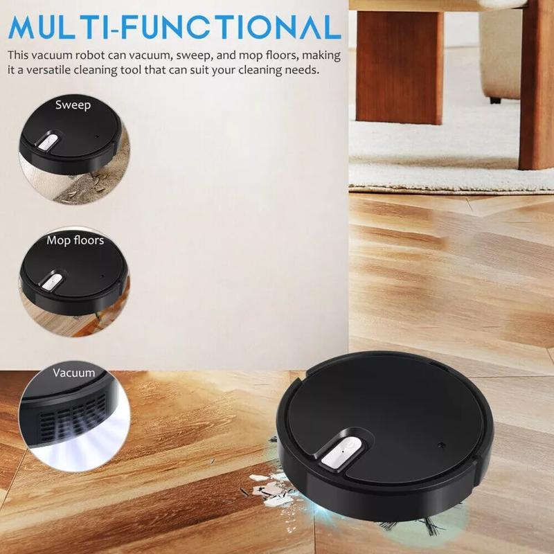 Smart Robot Vacuum Cleaner Automatic Sweeper Floor Carpet Clean Rechargeable UK 2