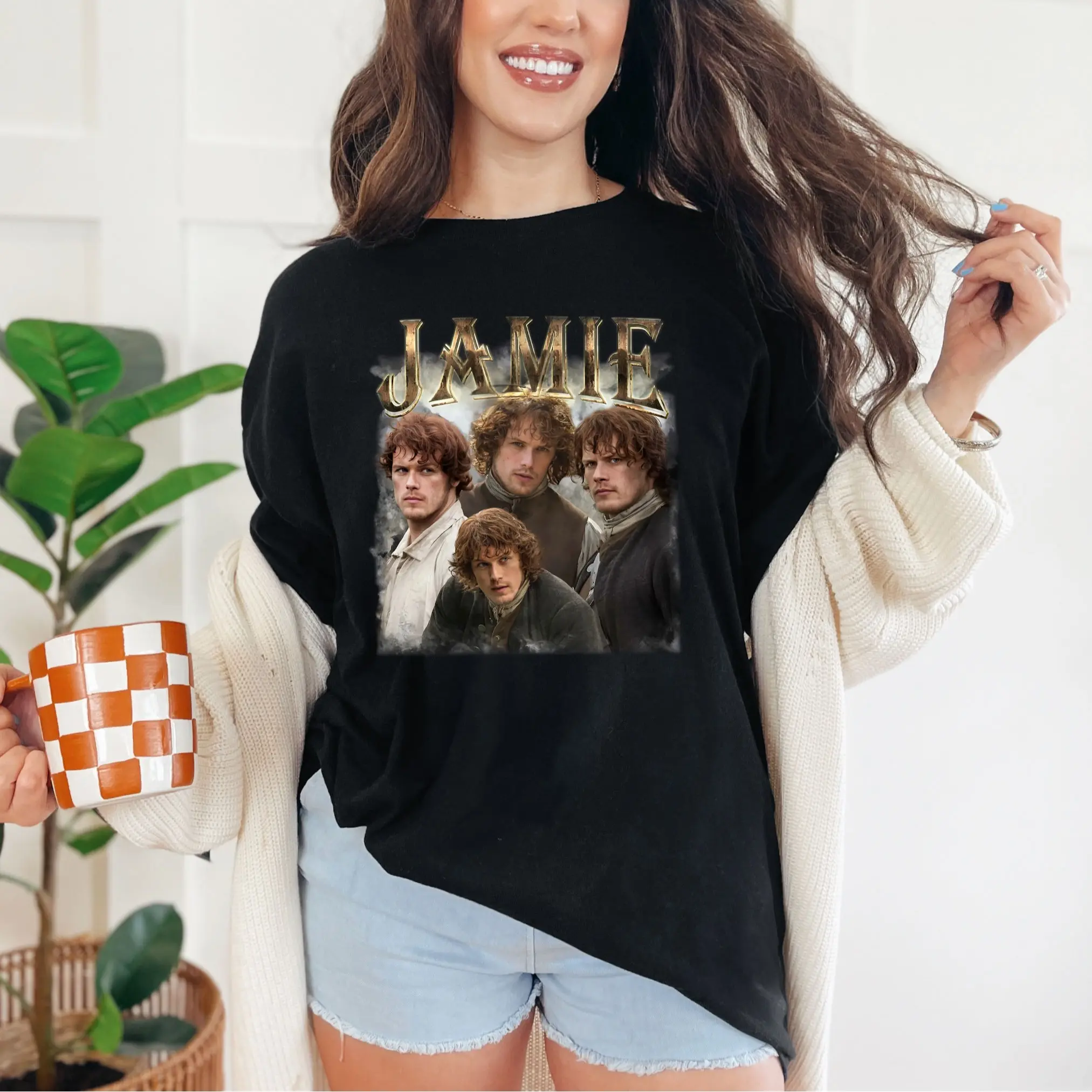 Jamie Fraser Outlander Vintage Shirt, Jamie Fraser Retro Shirt, Gift For Women and Men Unisex Shirt
