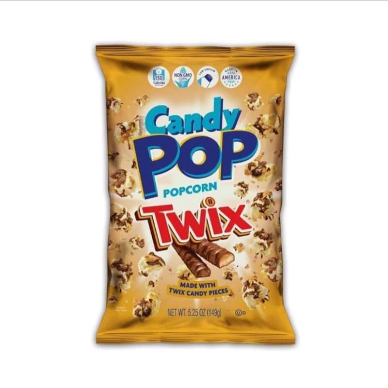 CandyPop Popcorn - 149g - Import Movie Snack - M&Ms - Oreo- Twix - Snickers Snack Chocolate Caramel Crunchy Crispy 2
