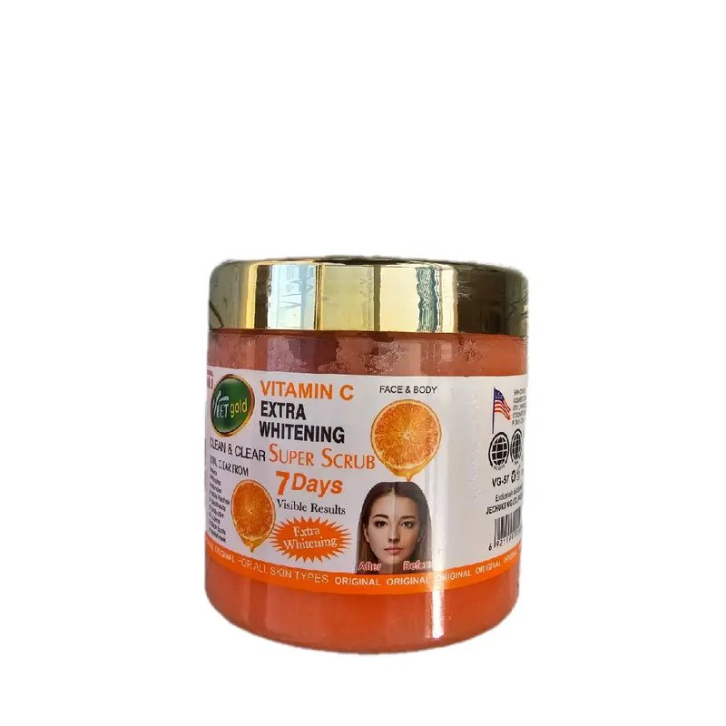 Veet Gold Vitamin C Extra Whitening Super Scrub for 7 Days - Body Care Cleanser Skin Care 1