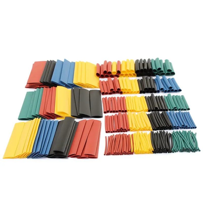 328Pcs Heat Shrink Tubing Electric Insulation Tube Heat Shrink Wrap Cable Sleeve 6