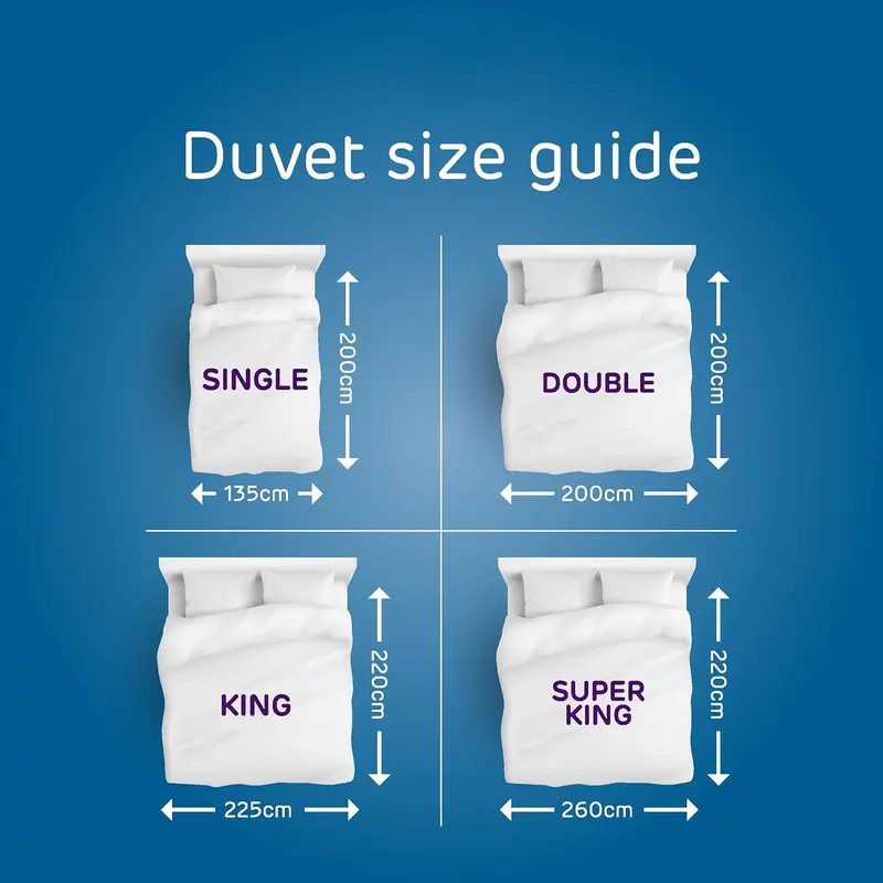 Hotel Quality Extra Deep Anti-Allergy Duvet - 15 Tog All Year Round Quilt Ideal for Summer & Winter - Anti Bacterial, Soft Touch Cover, Hypoallergenic, Machine Washable 4