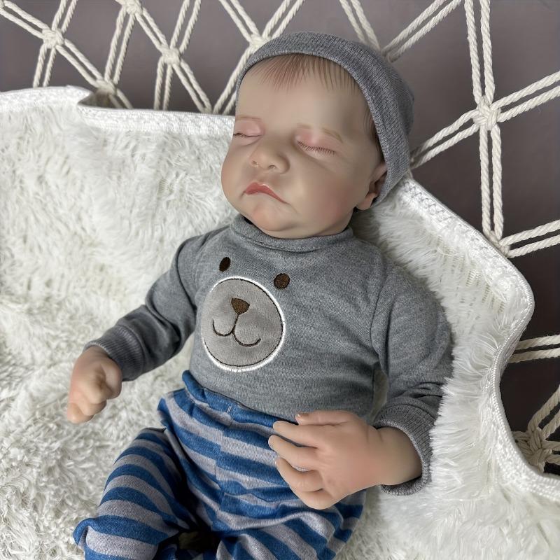Product Introduction of Ultra-Soft 18" Handcrafted Reborn Youngsters Doll - Realistic Silicone Youngsters with Clothes, Bottle & Birth Card - Perfect Gift for Youngsters and Collectors 7