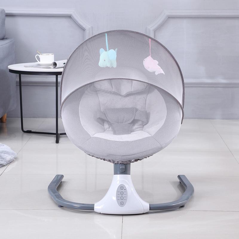 Product Introduction of Putybudy S-Y608 Motorized Baby Swing for Infants Baby Rocker 4 Speeds &4 Timer & 12 Preset BT USB Flash Drive Washable w/ Remote 23