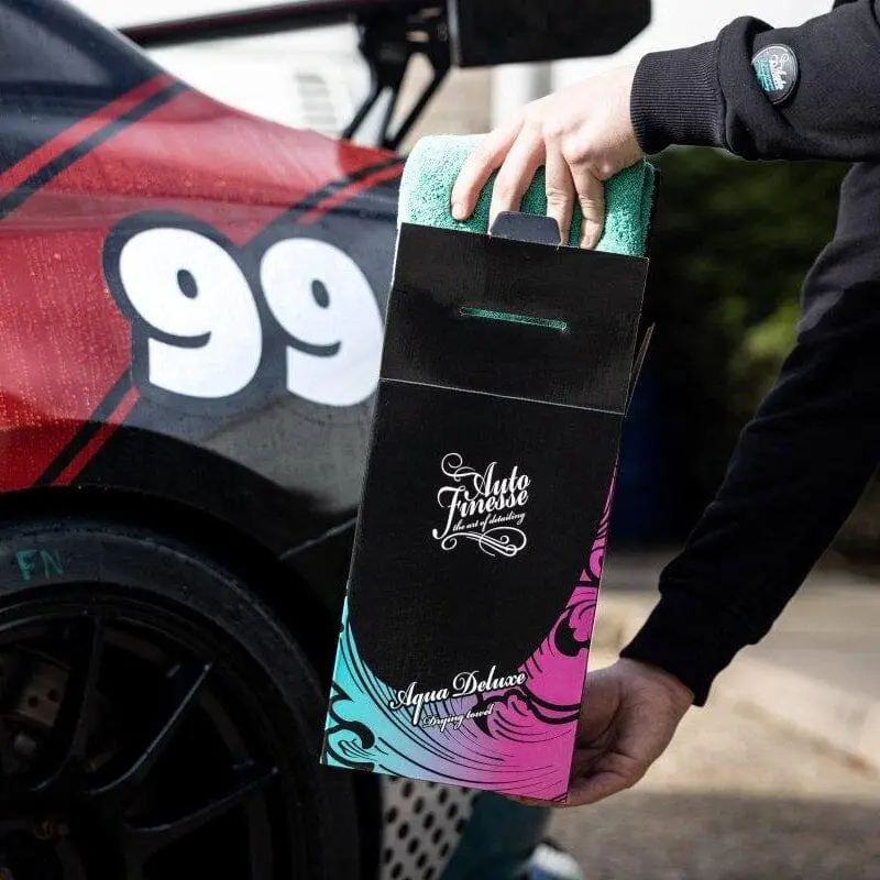 Auto Finesse Aqua Deluxe Microfibre Car Drying Towel - Super-plush, Ultra-dense 1200GSM Pile & Super-absorbent - Safe & Non-scratching on All Exterior Surfaces 700 x 500mm drying towel 2