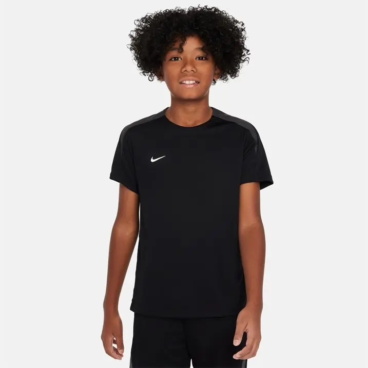 Nike Kids Strike Dri Fit Short Sleeve Global Football Top Juniors Sports 1