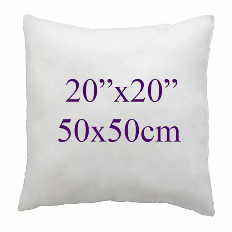 Chilimilii Set of 2 Hollow Fibre Cushion pads,Inserts,Fillers,Inners- Bounce Back Square Cushion pads- White Polyester Square cushions-Hotel Qualtiy Square cushions available in 14" 16" 18" 20" 22" 24" 26" 28" 30" 4