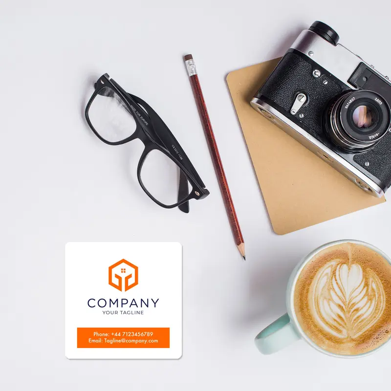 Corporate Events & Promotions Business Logo Drink Mats Cardboard Coaster Drink Mat for Work offices 3