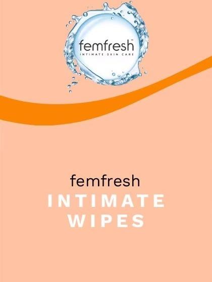 Femfresh Intimate Wipes - Flushable & Biodegradable Disposable Feminine Hygiene Cloths w. Calendula & Aloe Vera Extracts - Soothing, pH Balanced, Hypoallergenic, 25 Count (Pack of 1) Comfort 2